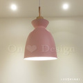 北歐 小清新 實木 簡約風格 餐廳燈 走道燈 多彩 蒙布朗 吊燈 A款 - 粉色_4