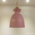 北歐 小清新 實木 簡約風格 餐廳燈 走道燈 多彩 蒙布朗 吊燈 A款 - 粉色_3