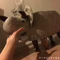 LOFT 工業風家具 可愛動物系列 走廊凳 三角龍 恐龍 矮凳 米色皮 -特價商品_9
