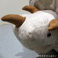 LOFT 工業風家具 可愛動物系列 走廊凳 三角龍 恐龍 矮凳 米色皮 -特價商品_4