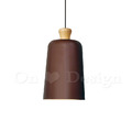 北歐設計 風格 實木 鋁製工業 客廳 餐廳 吊燈 高帽子吊燈-咖啡色