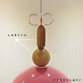 丹麥設計 Loft 北歐 設計師的燈款 原木 實木 潘朵拉 吊燈 粉色 -A款_7