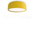 北歐極簡風格 設計師的燈款 多彩 居家 史密斯菲爾吸頂燈 兩種尺寸-黃色