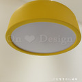 北歐極簡風格 設計師的燈款 多彩 居家 史密斯菲爾吸頂燈 兩種尺寸-黃色_4
