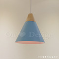 Loft 工業風 倉庫風 北歐 趣味設計 原木 風格 鉛筆 吊燈-藍色_7
