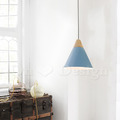 Loft 工業風 倉庫風 北歐 趣味設計 原木 風格 鉛筆 吊燈-藍色_4