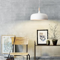 Loft 北歐 原木 風格 餐廳燈 走廊燈 恩果 吊燈胖胖版-白色_1