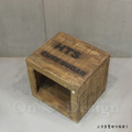 LOFT 工業家具 法式 復古工業 方形 悍馬 邊几_4