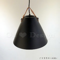 北歐 極簡 輕工業風 皮革 餐廳燈 走道燈 多彩 皮諾丘 吊燈 - 黑色_7