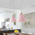 北歐 極簡 輕工業風 皮革 餐廳燈 走道燈 多彩 皮諾丘 吊燈 - 粉色_2