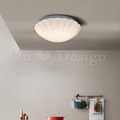 北歐風格 SHELL CEILING 奶白 玻璃 貝殼 吸頂燈 壁燈 LED -35CM_4