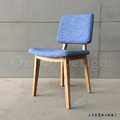 北歐風味 復古餐椅Macaron 馬卡龍餐椅 餐廳椅 牛仔藍 (On Design推薦)_4