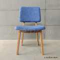 北歐風味 復古餐椅Macaron 馬卡龍餐椅 餐廳椅 牛仔藍 (On Design推薦)_3