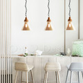 Loft 北歐 輕工業風 口吹玻璃 原木紋 木趣 吊燈 琥珀色-C款_1