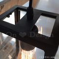 Loft 工業風格 RH Loft Filament Sconce愛迪生 水晶箱吊燈 斐拉吊燈-小_6