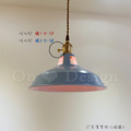 特價-Loft 工業風 倉庫風 美式鄉村 餐廳燈 玄關燈 黃銅鍋蓋吊燈-藍色_7