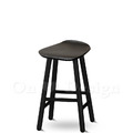 北歐 極簡 小清新 風格 中島吧檯椅 橡膠實木 布蕾吧檯椅 - 黑