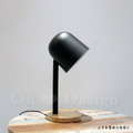 北歐 小清新 實木 簡約風格 桌燈 台燈 書房燈 多彩 布蕾台燈 -黑色_4