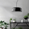 北歐極簡風格 設計師的燈款 多彩 居家 史密斯菲爾 吊燈-黑色 小號_1