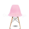 特價商品-北歐極簡 設計款 DSW櫸木腳椅 繽紛彩色 餐廳椅-粉色