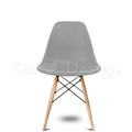 特價商品-北歐極簡 設計款 DSW櫸木腳椅 繽紛彩色 餐廳椅-灰色