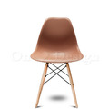 特價商品-北歐極簡 設計款 DSW櫸木腳椅 繽紛彩色 餐廳椅-咖啡色