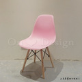 特價商品-北歐極簡 設計款 DSW櫸木腳椅 繽紛彩色 餐廳椅-粉色_4