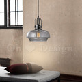 北歐極簡風格 設計師的燈款 清透 口吹玻璃 哈根 吊燈-煙燻色_2
