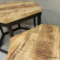 LOFT 工業風 六角形 茶几 - 45 CM (3種款式)_4