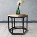 LOFT 工業風 六角形 茶几 - 60 CM (3種款式)_1