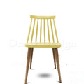 特價商品- 北歐風格 小清新 餐椅 線條 多彩 溫莎椅 -芥末黃色
