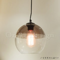 RH 風格 Loft 復古酒吧 工業玻璃 美式 風格 純粹吊燈 A款 上黑/琥珀色_6