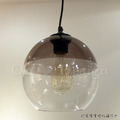 RH 風格 Loft 復古酒吧 工業玻璃 美式 風格 純粹吊燈 A款 上黑/琥珀色_5