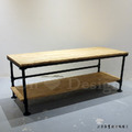 MIT 台灣製造 LOFT工業風格 RH風格 水管 餐桌凳 穿鞋凳 台製 手做 水管 長凳-130CM_4