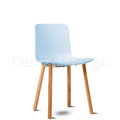 特價-北歐設計 風格家具 實木腳 哈爾木椅 WOOD 餐椅 - 藍