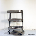 復古 美式 VINTAGE 工業風格家具 三層 收納餐車 推車 餐邊車_3