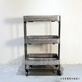 復古 美式 VINTAGE 工業風格家具 三層 收納餐車 推車 餐邊車_2