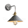 Loft 多彩 輕工業風 倉庫風 美式鄉村 走道燈 玄關燈 三角 壁燈-灰色