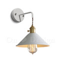 Loft 多彩 輕工業風 倉庫風 美式鄉村 走道燈 玄關燈 三角 壁燈-白色