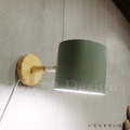 北歐 小清新 多彩 輕工業風 倉庫風 走道燈 床頭燈 可調整燈罩角度 多明尼 壁燈-綠色_5