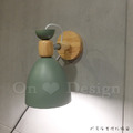 北歐 小清新 多彩 輕工業風 倉庫風 走道燈 床頭燈 可調整燈罩角度 蒙布朗 壁燈-綠色_9