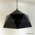 丹麥設計 Loft 北歐 設計師的燈款 金屬 鐵 摺紙 吊燈 黑色-大號_6