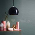 北歐 小清新簡約風格 餐廳燈 走道燈 朵潘普普復古 吊燈-黑色_1