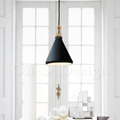 Loft 北歐風 原木 餐廳燈 書房燈 波可特 實木 吊燈B款-黑色_1