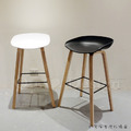特價-北歐 極簡 小清新 風格 高吧檯椅 彩色 木 餐廳 喬亞 吧檯椅 - 黑_10