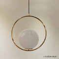 丹麥設計 北歐 極簡 設計師的燈款 金色圓環 吊燈_5