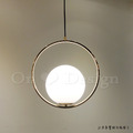 丹麥設計 北歐 極簡 設計師的燈款 金色圓環 吊燈_7