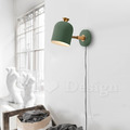 北歐 小清新 多彩 輕工業風 倉庫風 走道燈 床頭燈 可調整燈罩角度 夏洛特 壁燈-綠色_2