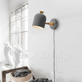 北歐 小清新 多彩 輕工業風 倉庫風 走道燈 床頭燈 可調整燈罩角度 夏洛特 壁燈-灰色_1