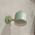 北歐 小清新 多彩 輕工業風 倉庫風 走道燈 床頭燈 可調整燈罩角度 夏洛特 壁燈-綠色_9